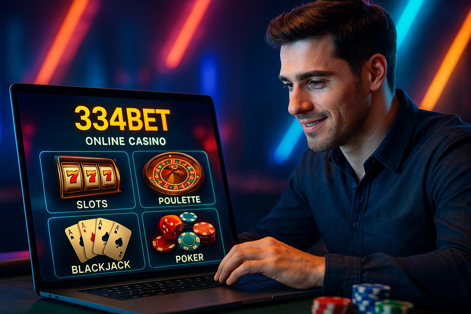 Jogos de cassino online inovadores e emocionantes na 334BET