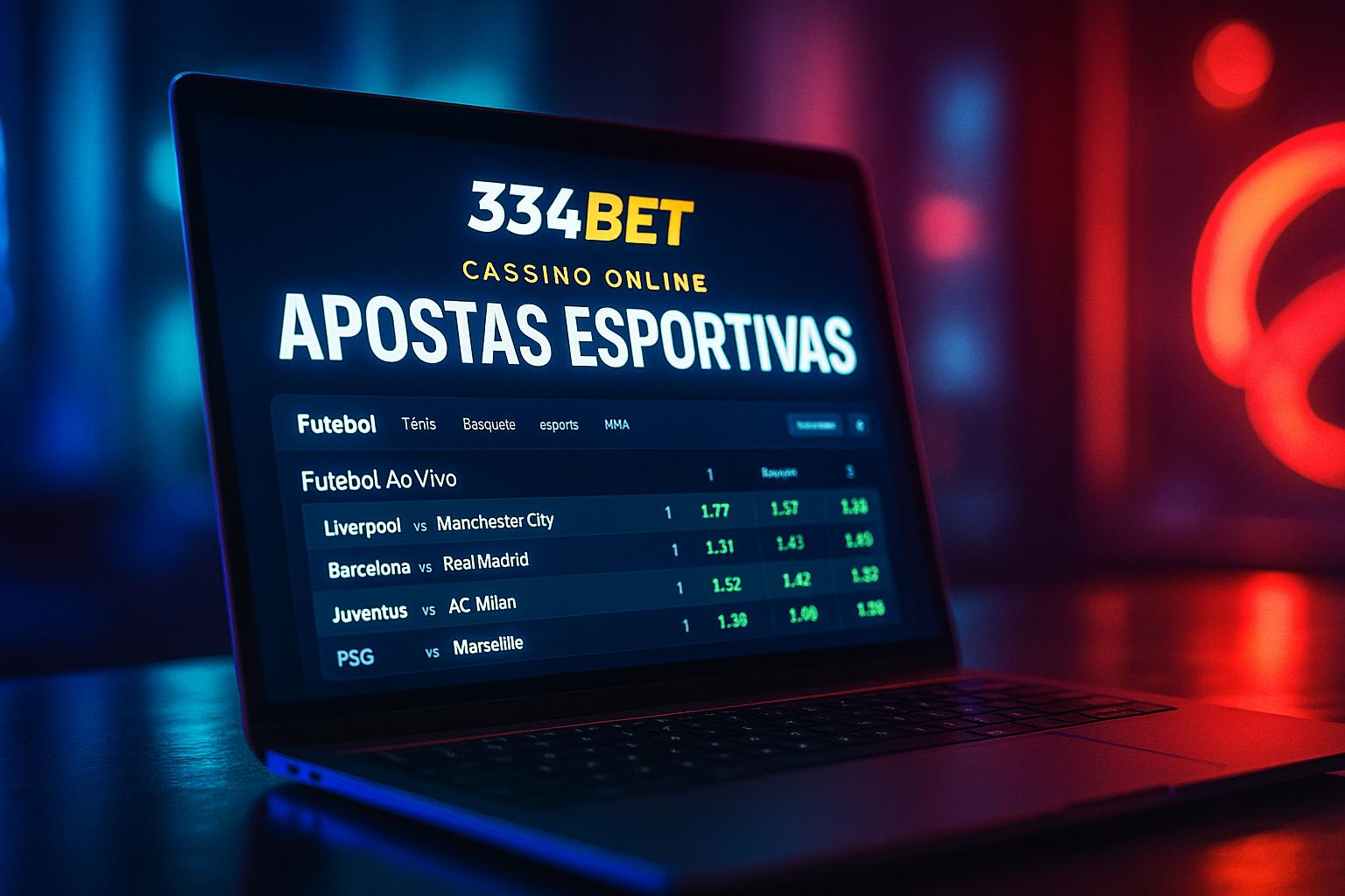 Aposte em apostas esportivas no cassino online 334BET