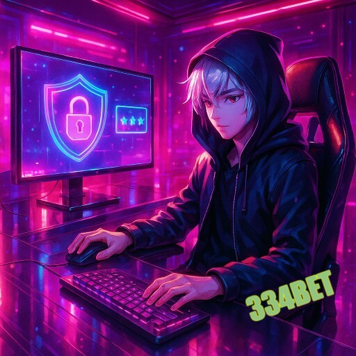 Imagem promocional da 334BET destacando login rápido e plataforma segura